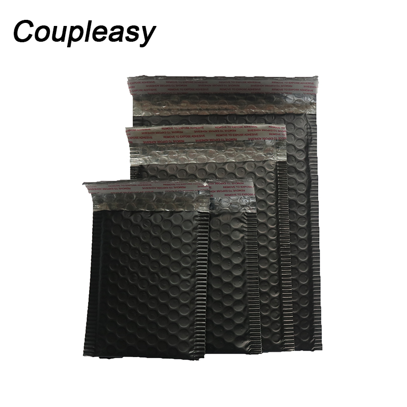 100Pcs Matte Black Envelopes with Bubble Waterproof Bags Mailer Shockproof Padded Envelopes SelfSeal Post Bags