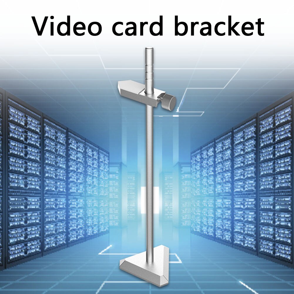 Computer Aluminum Alloy Graphics Card Holder PC Case Video Card Water Cooling Kit Support Stand Polishing Card Stander