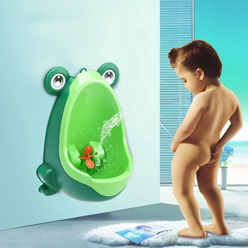 Cartoon Kikker Badkamer Kids Peuter Potty Toilet Training Pee Trainer Jongens Urinoir Baby Boy Potty Toilet Training Kikker Voor Kind