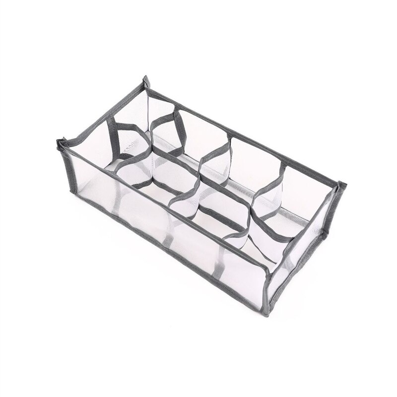 Foldable Drawer Organizer Closet Organizer For Underwear Socks Home Cabinet Divider Storage Box Storage Organizer 2022: Gray 8 grid