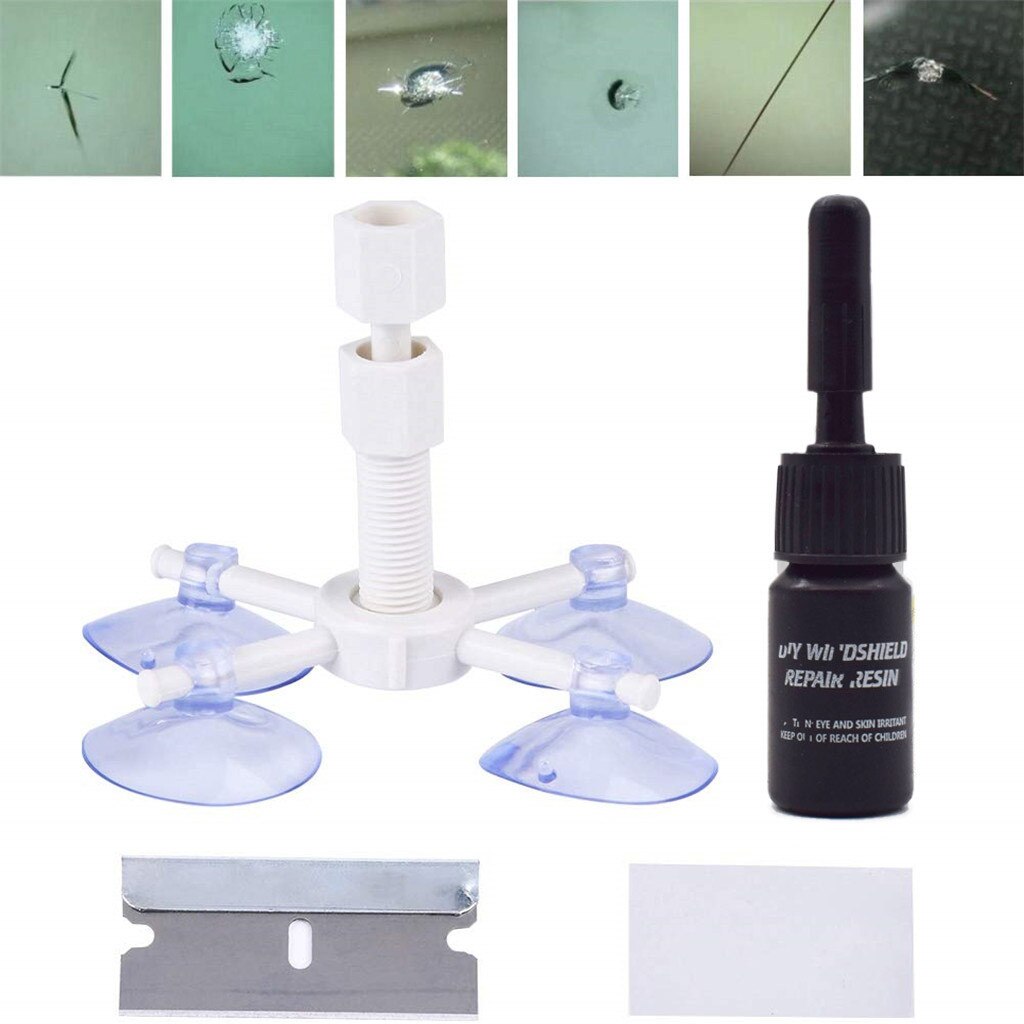 Windshield Repair Kit Automobiles Care Car Auto Maintenance Sets Car Glass Repair Tool Windshield Fillers Adhesives Diy#py10