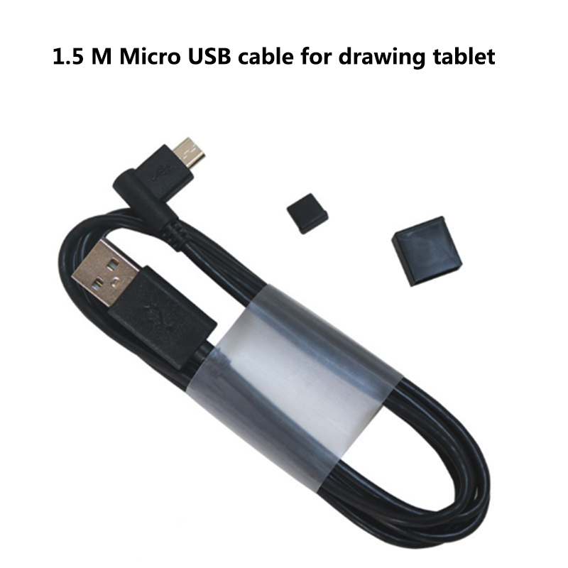 Cable Micro USB 1,5 M Adecuado para Smartphone/Tableta de Dibujo Digital XP-PEN Wacom Ctl472 672 4100 6100 490 690 680