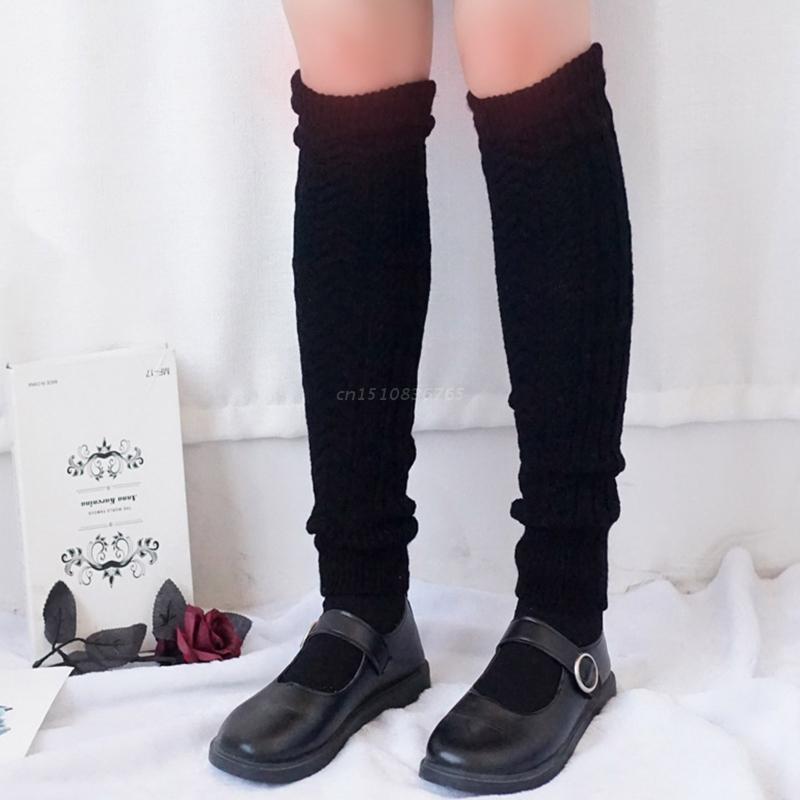 Women Loose Socks Japanese Student Girl&#39;s Sock White Leg Warmer Stockings Lolita JK Style Leggings Warm Legs