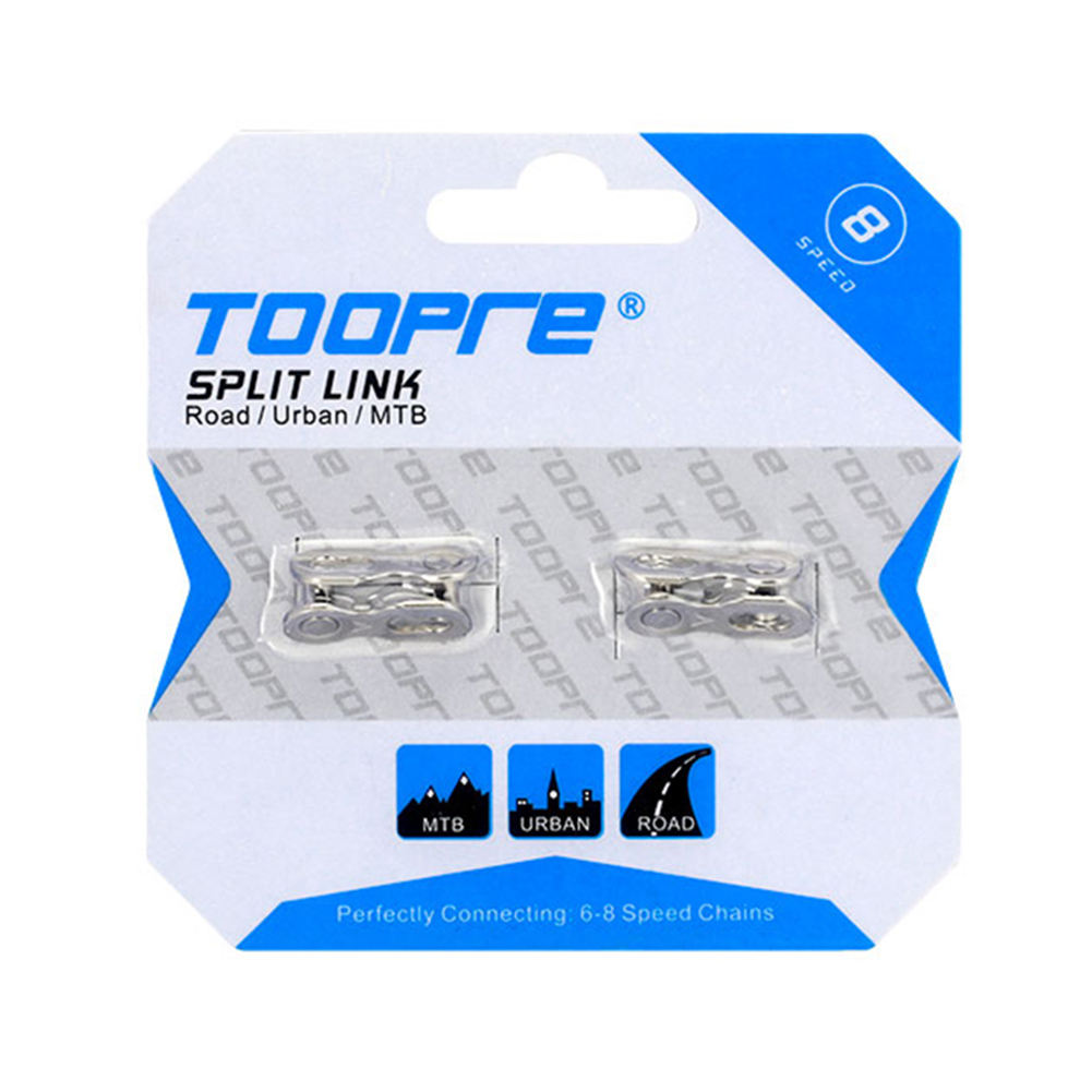 2 Pairs MTB Bicycle Chain Link Connector Joints Cycling Quick Master Links 6/7/8/9/10/11/12Speed Mountain Bike Parts: 6 to 8S