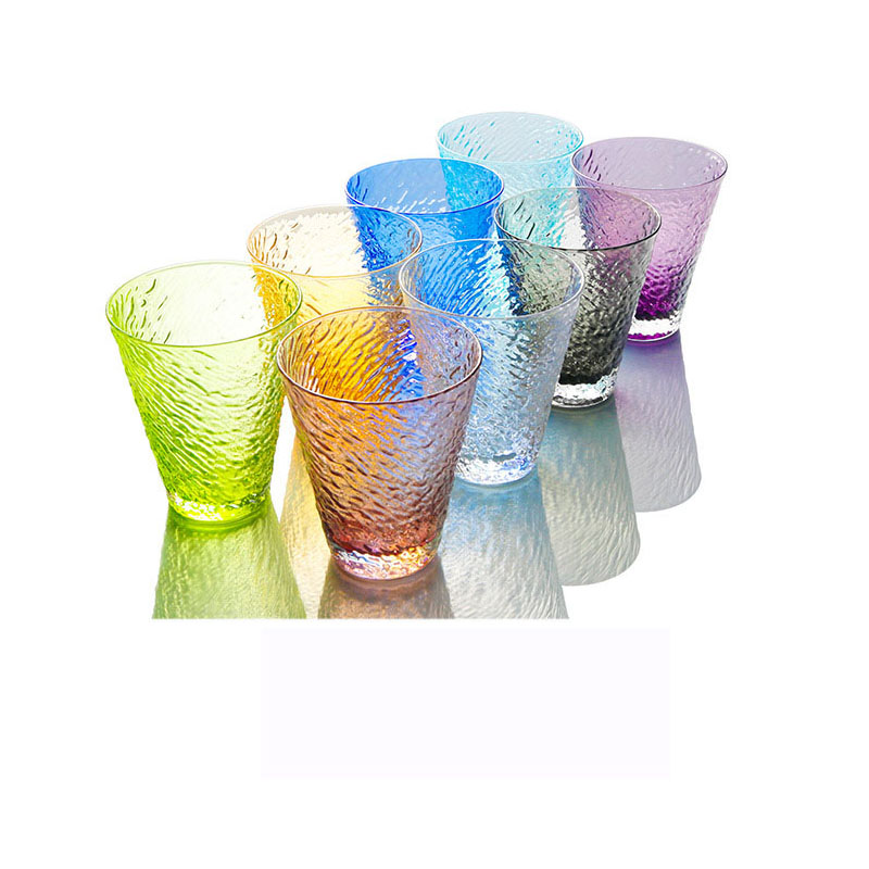 Glas vinglas italienska handgjorda flerfärgad juicekopp värmebeständig spiral vinglas drinkware bicchieri vetro