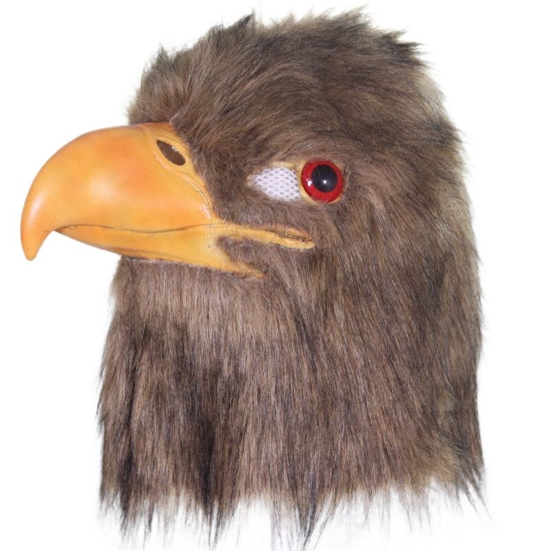 Nouveauté masque d'oiseau capuche en Latex Animal aigle Pigeon oiseau casque Halloween Costume carnaval Cosplay fête Zoo mascarade accessoires