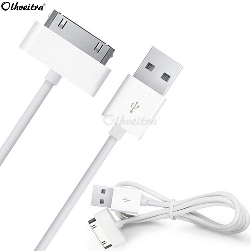 Olhveitra 30 Pin Usb Charger Cable Voor Iphone 4 S 4 4s Ipod Nano Itouch Ipad 2 3 Iphone 3G 3GS Opladen Draad Datakabel Cargador
