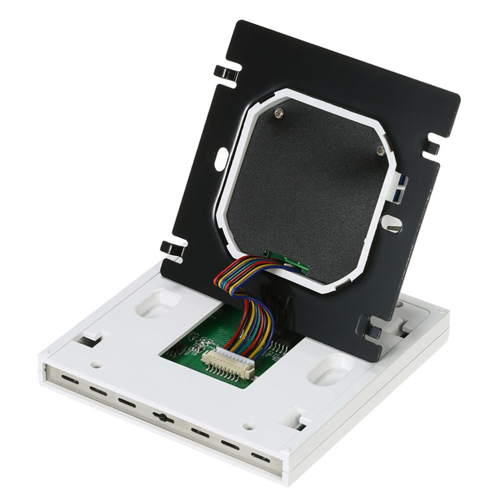 16A 240V Smart Digital Programmable WiFi Thermostat With Buttons for Heating System and Light Source Black