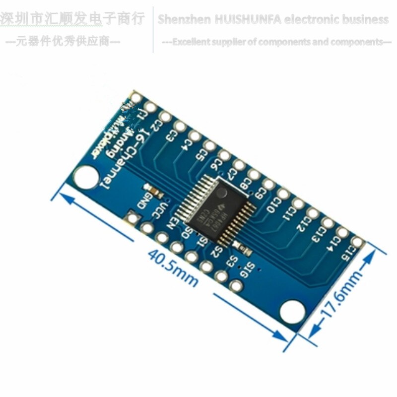 CD74HC4067 high-speed CMOS 16-kanal Analog multiplexer /Digital