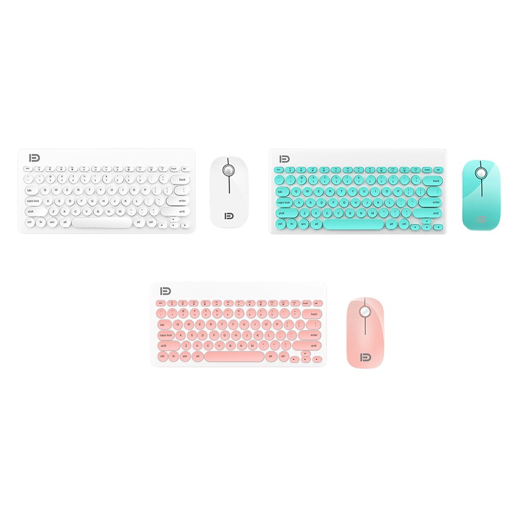 Wireless Keyboard and Mouse Combo - Keyboard and Mouse Included, 2.4GHz Wireless Connection, Long Battery Life Lag-Free Wireless