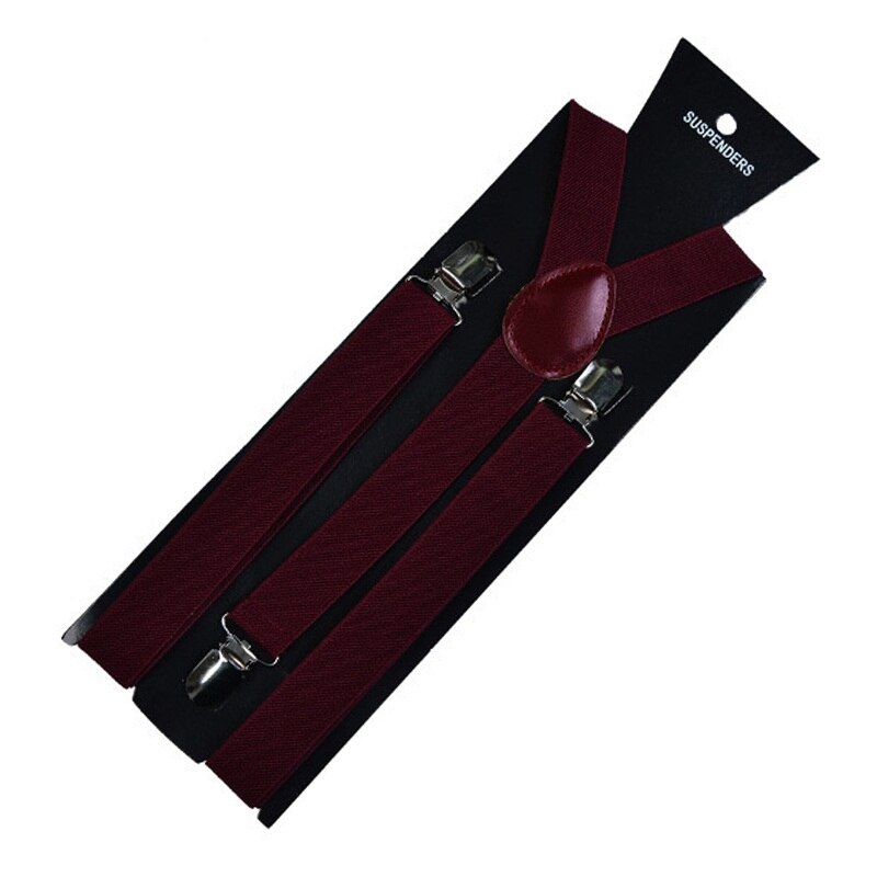 Adjustable Men Women Unisex Clip-on Suspenders Elastic Y-Shape Adults Pants Braces Straps Costume Accessories Supplies: 13