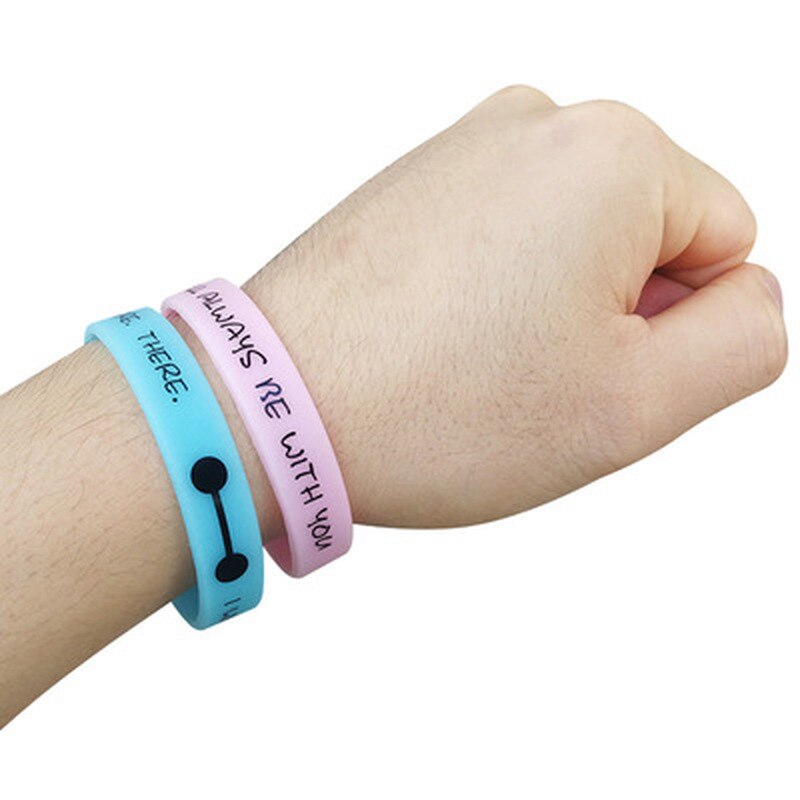 1 Paar Silicone Armbanden Rubber Zweet Band Lichtgevende Polsbandjes Mannen Vrouwen Rubber Shine Armbanden Glow In The Dark Polsbandjes