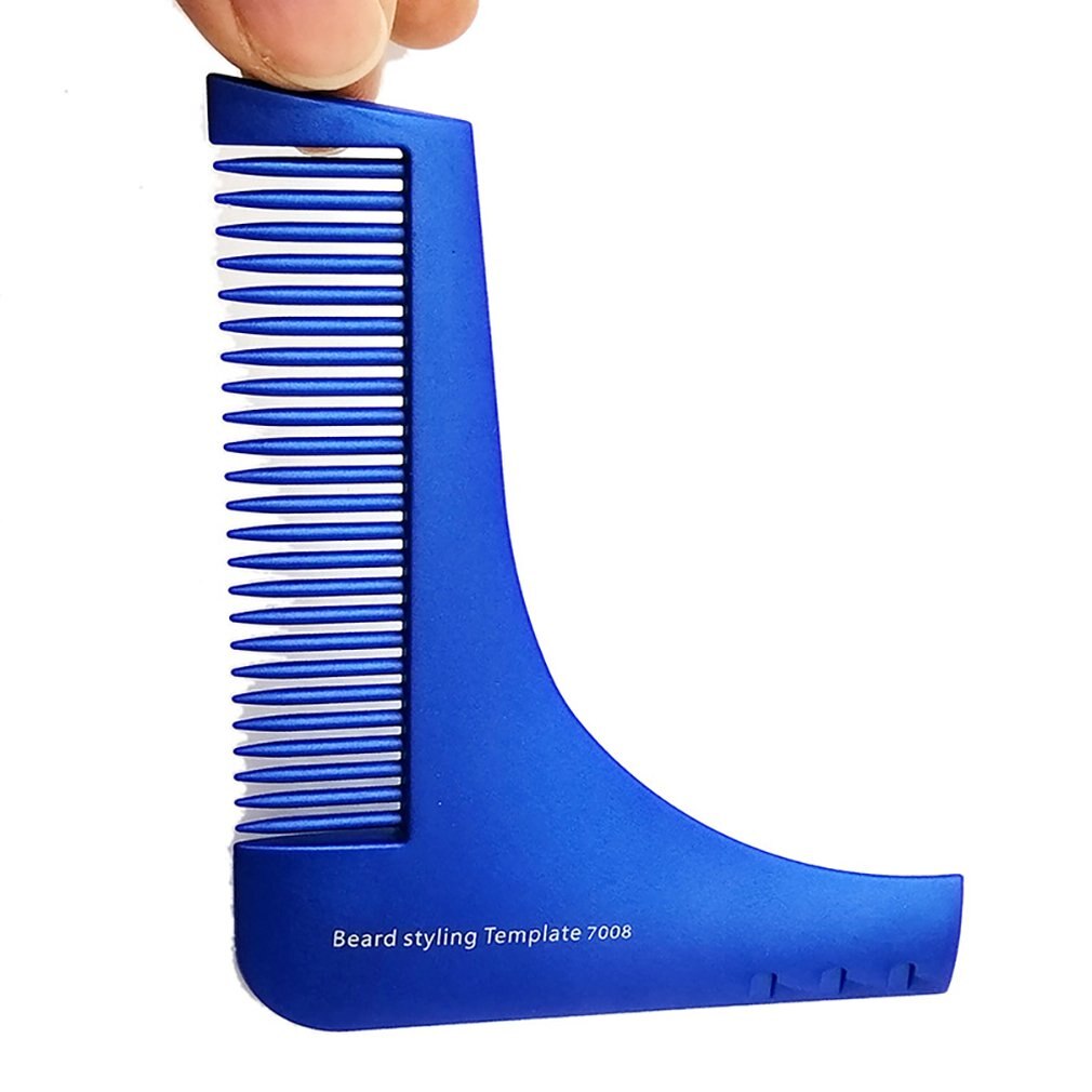 portable Beard Styling Shaping Template Comb Barber Tool Symmetry Trimming Shaper Stencil