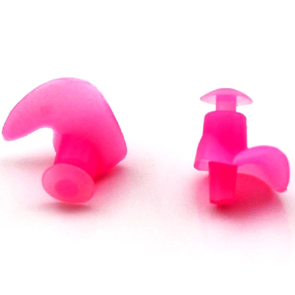Bouchons d'oreille souples en Silicone imperméable à l'eau étanche à la poussière bouchons d'oreilles plongée Sports nautiques accessoires de natation: D