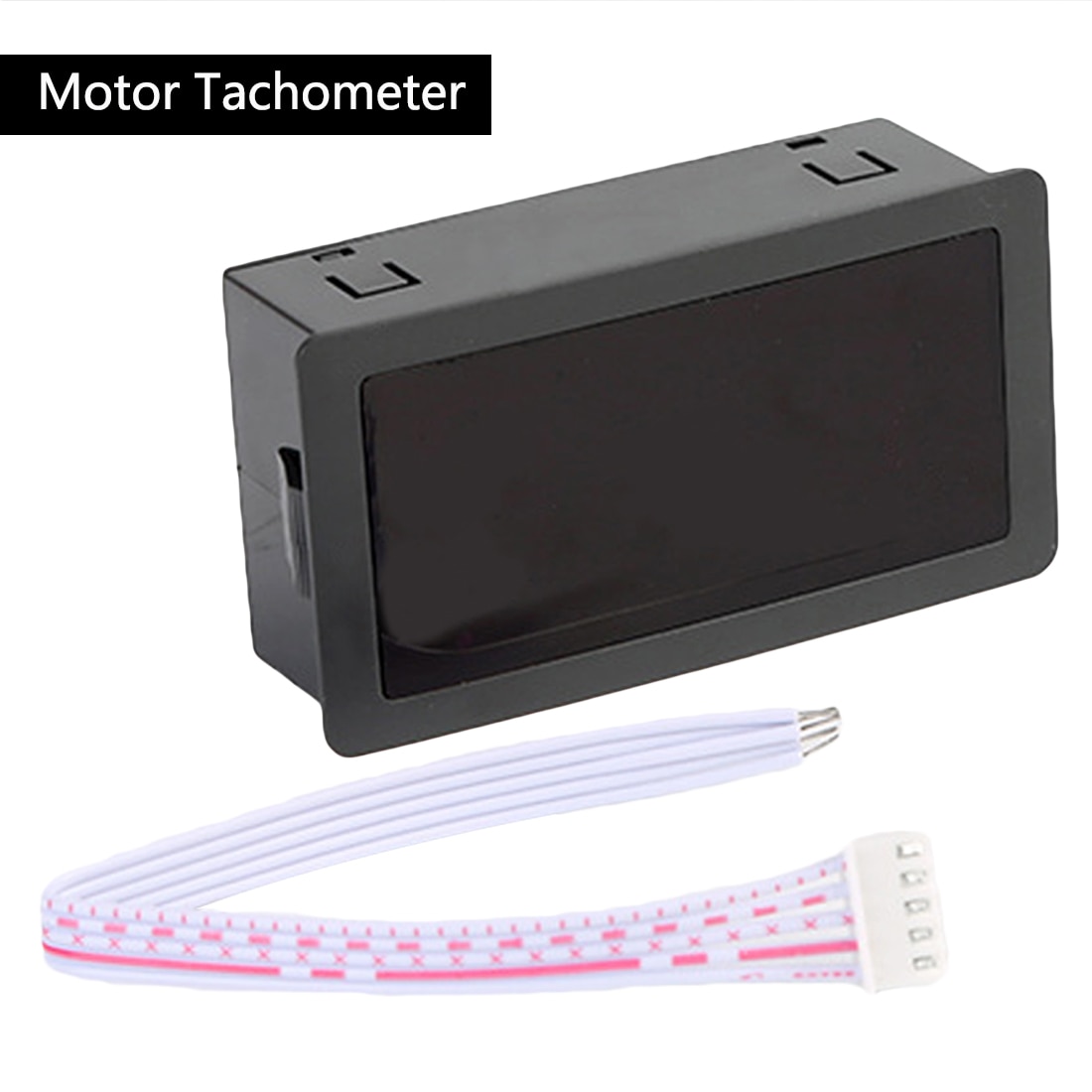 10-9999RPM 4 Digital Tachometer Red LED Tach RPM Speed Meter With Proximity Switch Sensor NPN