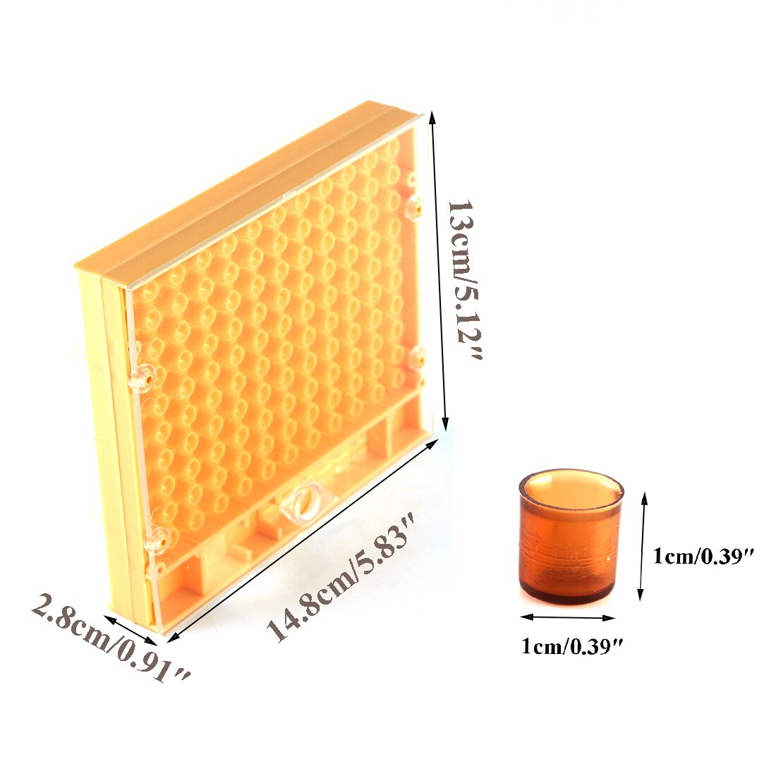 1SET Queen Rearing Kit System Plastic Brown Cell Base Larva Cultivation Box Cupkit Beekeeping Tools Equipment Supplies