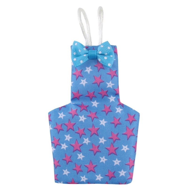 G5AB Vogel Luier Soft Vogels Vlucht Pak Wasbare Herbruikbare Papegaai Luiers Met Boog Decor Ademend Huisdier Pee Pads 2 Maten