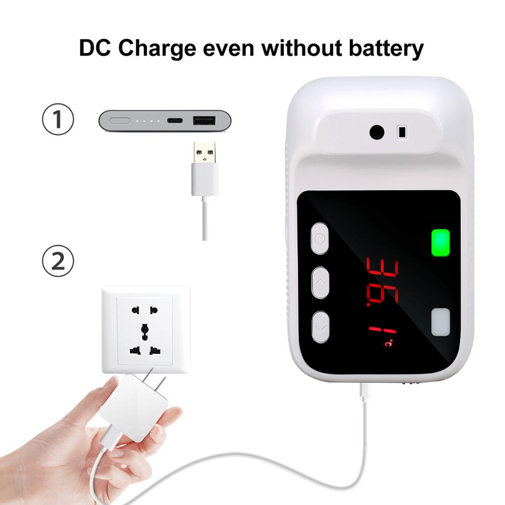 B3 Non-contact Infrared Thermometer Automatic ℃ ℉ Bluetooth Thermometer Optical Ranging Light Alarm Wall-mounted/ Hook / Screw