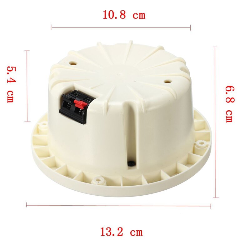 Altavoces estéreo marítimo o impermeables, altavoces de techo de montaje en pared, reproductor de música para interiores y exteriores para barco ATV UTV, 1 par