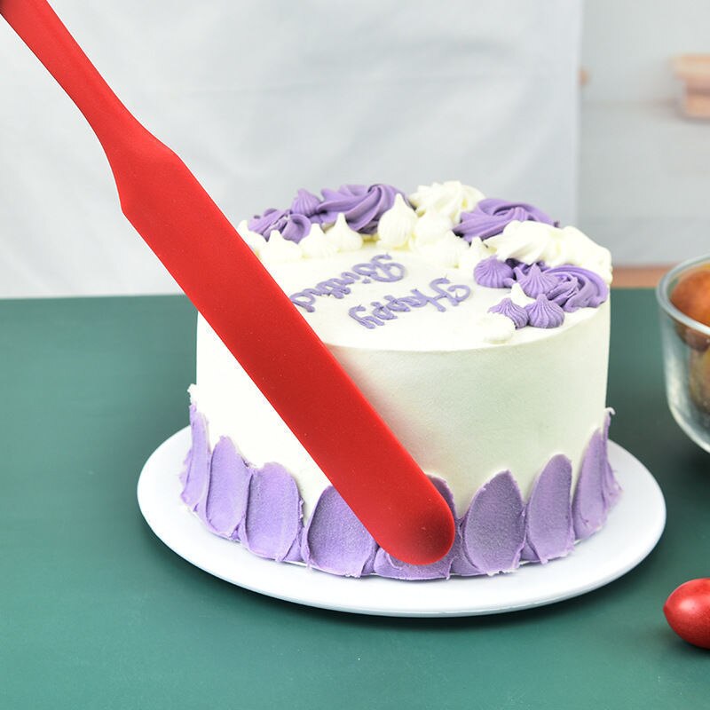 Spatule en Silicone résistant à la chaleur, antiadhésif, outil de pâtisserie, couteau à beurre, grattoir, outil de gâteau réutilisable, accessoires de cuisine