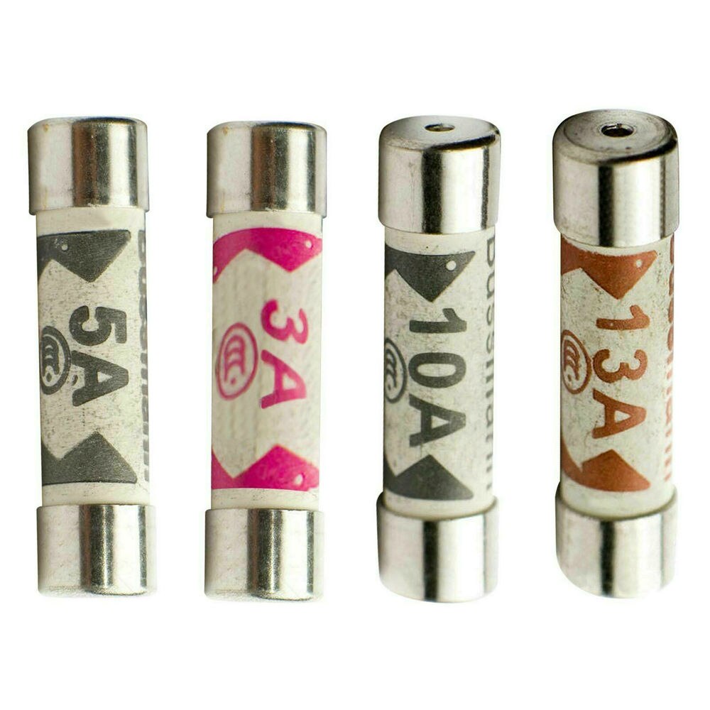 5 PSC 3/5/10/13AMP Domestic Fuses Plug Top Household Mains 13A Fuse Cartridge Fuse for Household Appliances Fittings