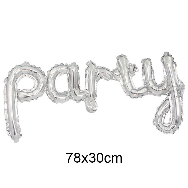 Baby ballon baby shower folie mylar en dreng pige ballon køn afsløre 1st første fødselsdag graviditet annonceringsfest: Sølvfest