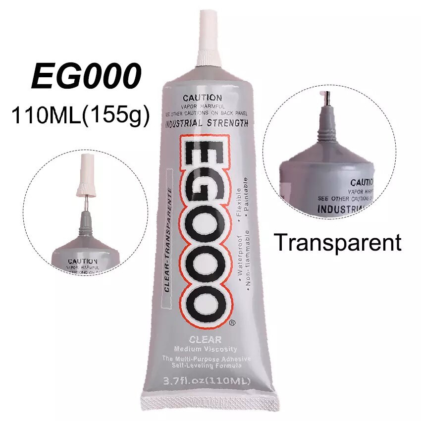 Waterproof E7000 110ml Super Glue Phone Glass Metal Adhesive Cloth Fabric Epoxy Wood Transparent Textile T6000 B6000 T9000 T8000