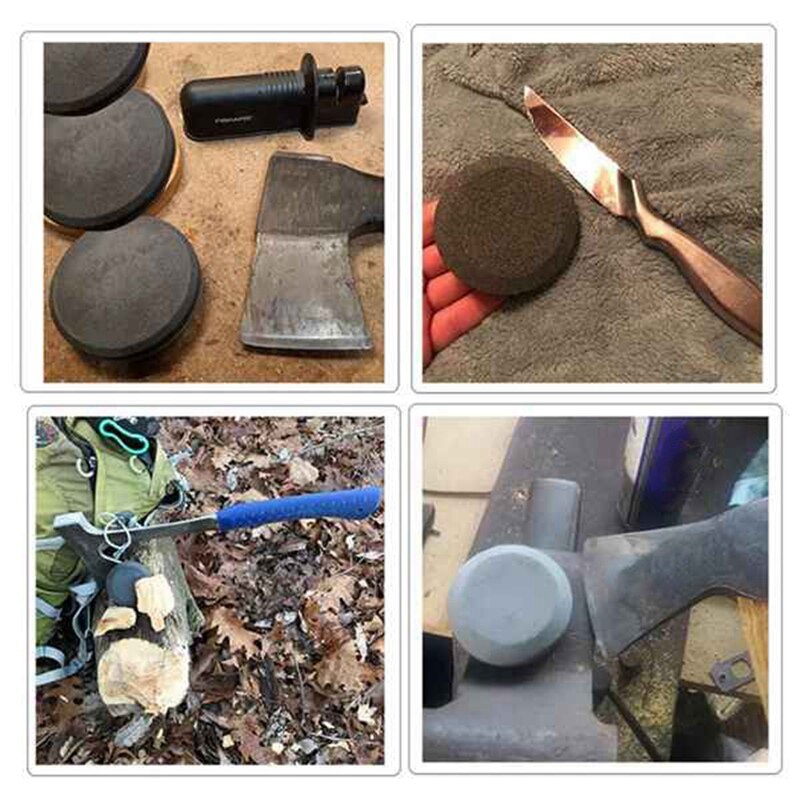 Double Sided Dual Grit Puck Sharpening Stone Axe/Knife/Tool/Blade Multi-Purpose Sharpener