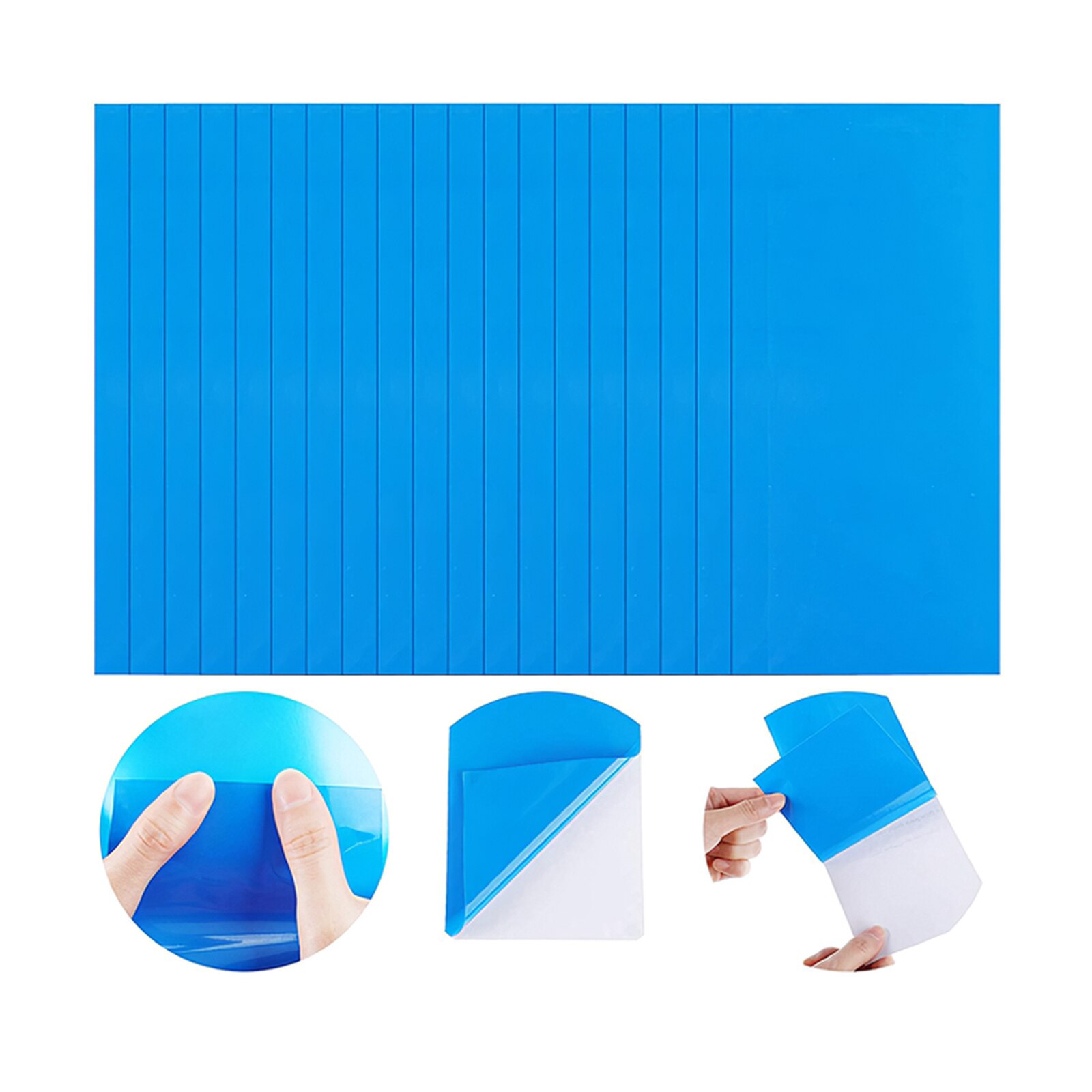 PVC Blue Rectangle Inflatable Pool Repair Patch Kit Adhesive Patch Kit For Inflatable Swimming Pools Inflatable Boats Air
