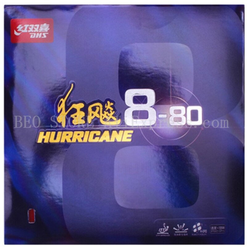 DHS Original Hurrikan8-80 Hurrikan 8-80 Pips-in H8-80 Tischtennis Gummi Klingeln Pong Tenis De Mesa Hurrikan-8-80