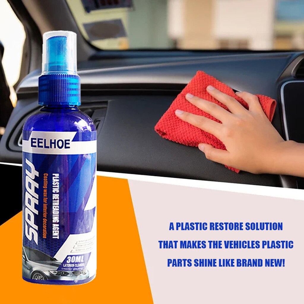 1pc 100mlretreading Coating Paste Maintenance Car Cleaner Plastic Parts Retreading Agent Automotive Interior Plastic Part #Y1