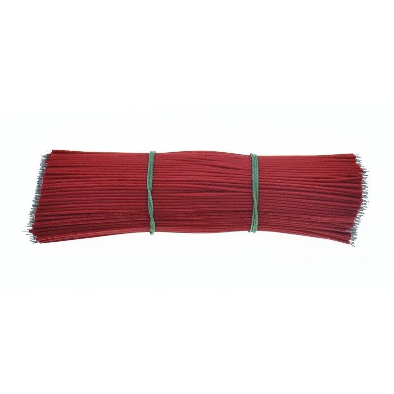 100pcs/Lot Tin-Plated Jumpers Breadboard PCB Solder Cable 24AWG 20CM Fly Jumper Wire Cable Tin Conductor Wires Connector Wire: Red