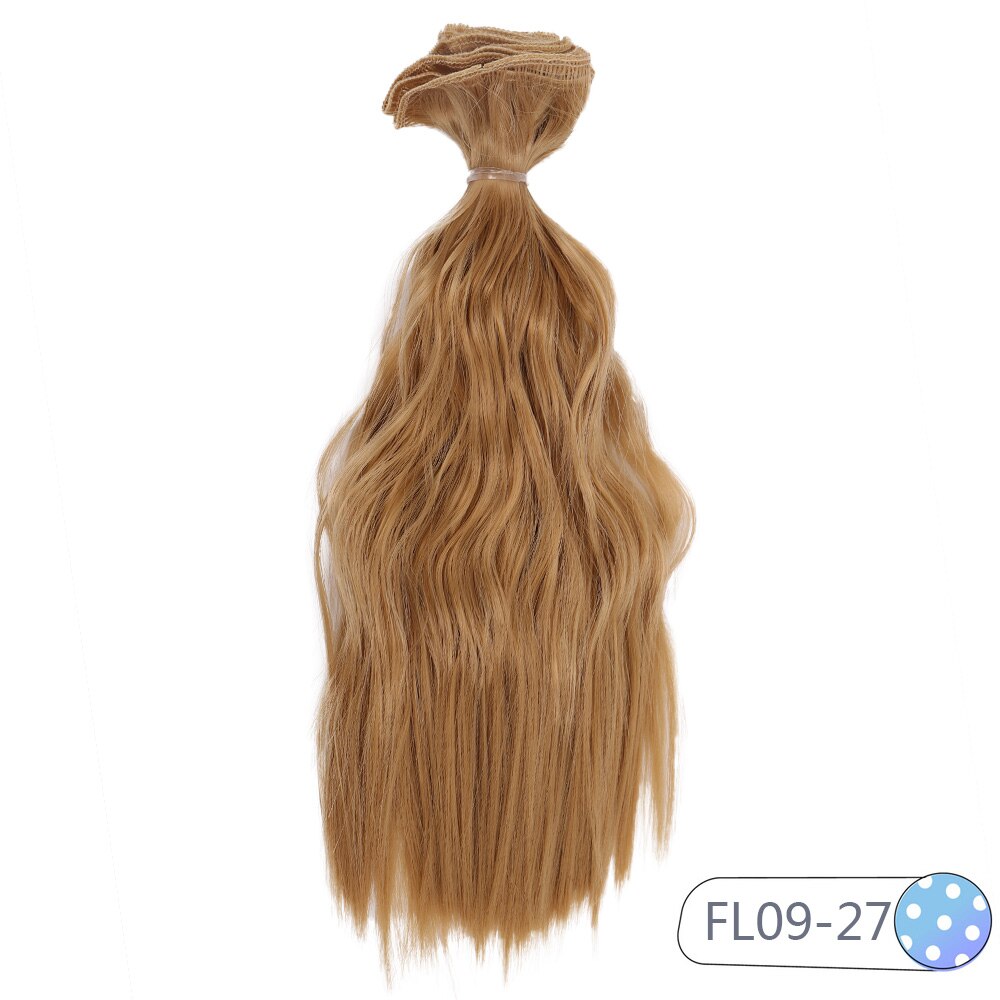 Cataleya Very Beautiful Bjd Doll Curly Wigs DIY High Temperature Fiber 25*100cm Hair 15 Color: FL09-27