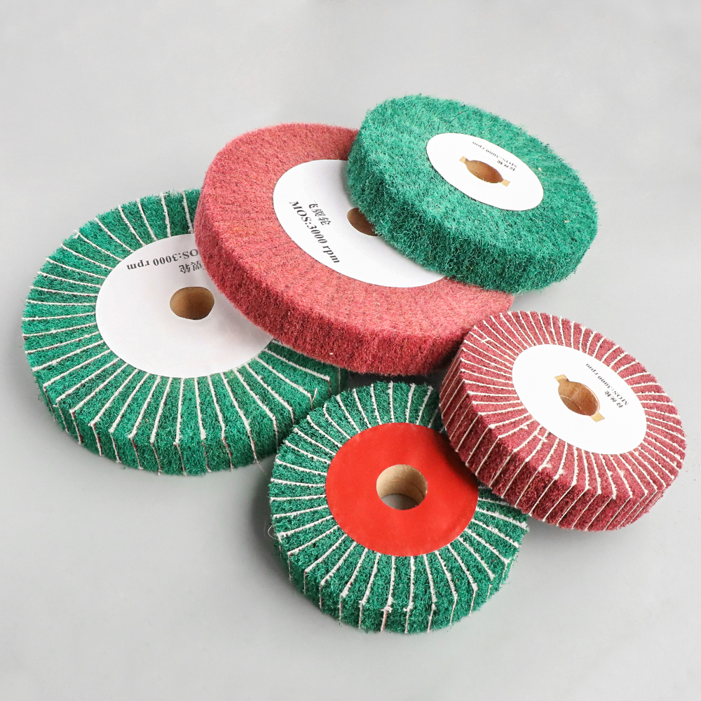 Nylon Polishing Mop Brush Drawing Deburring Drum Wheel for Stainless Steel