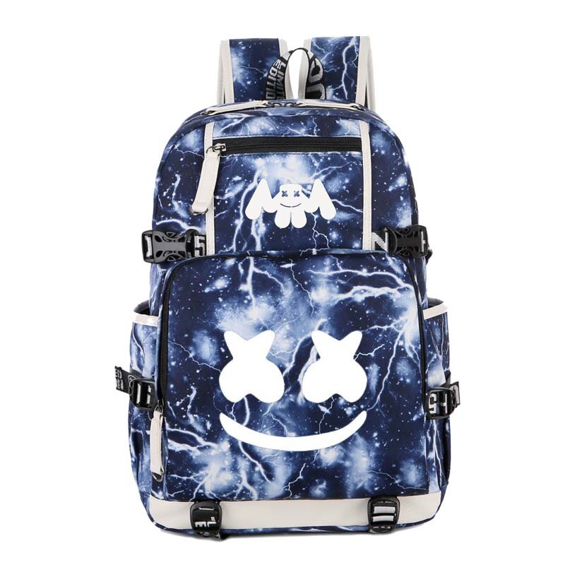 DJ Marshmellow Backpack multifunction backpack for teenagers Men women's Student School Bags travel Luminous Bag Laptop Bag: style5