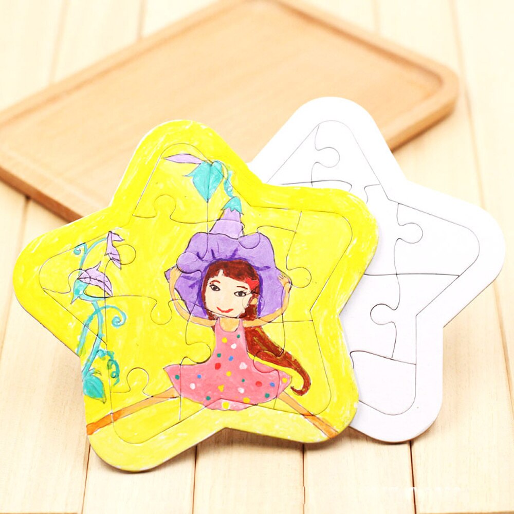 Pack De 4 Rompecabezas En Blanco BESPORTBLE – 100 Piezas Cada Uno, De Madera Y Papel, Para Dibujar Y Colorear, Fomenta La Creatividad