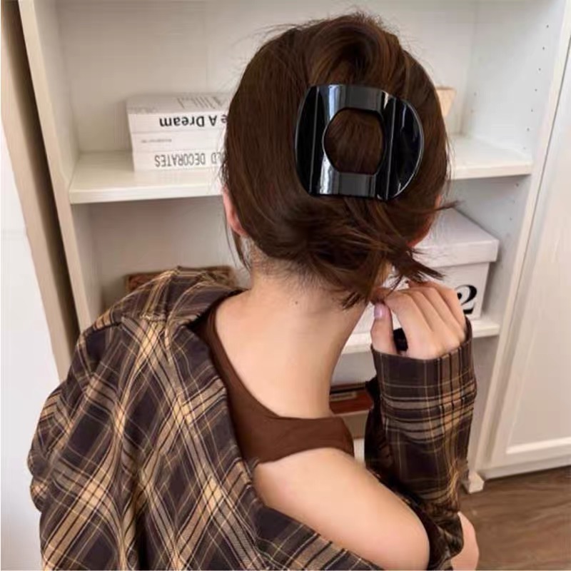 Pinzas en forma de garra para el pelo para mujer, horquilla geométrica con forma de arco, tocado , accesorios para el cabello