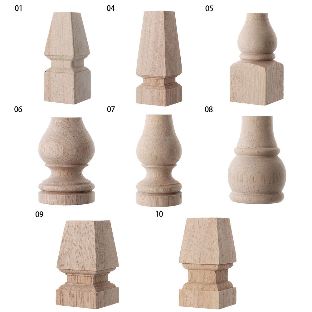 Pieds de meuble Vintage en bois sculpté, Style européen, pieds de meuble, décoration de maison