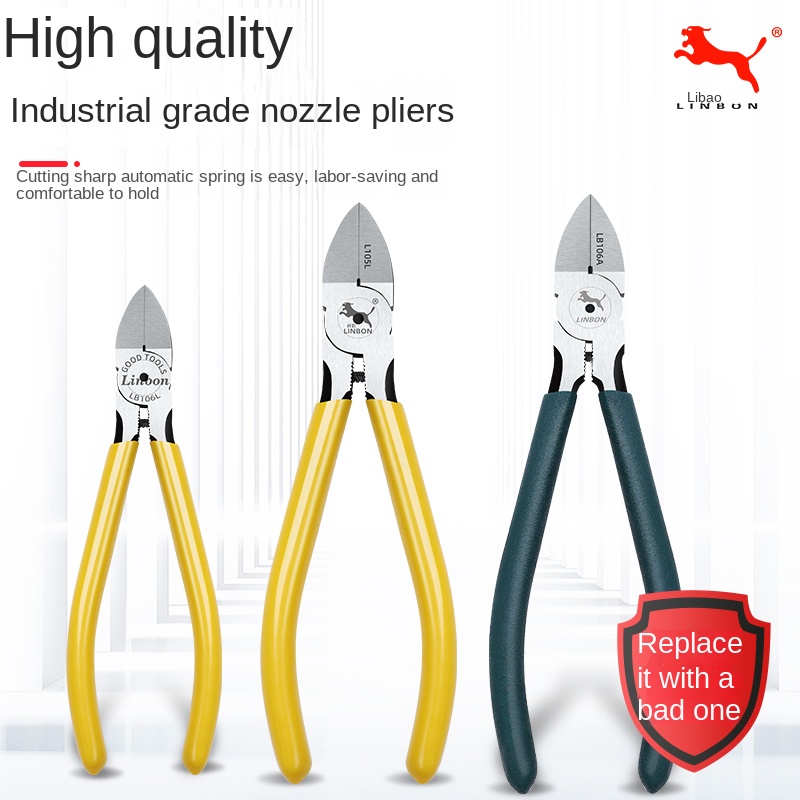 Linbon avbitertang 5 6 avisoleringstang sidekutter kabelfreser elektrikere gjør-det-selv reparasjon håndverktøy