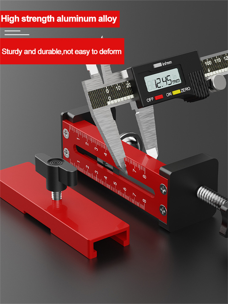 Houtbewerking Kastdeur Installatie Jig, Kast Kastdeur Snelle Positionering Tool, Klemmen 0-75mm Dikte Houten Planken