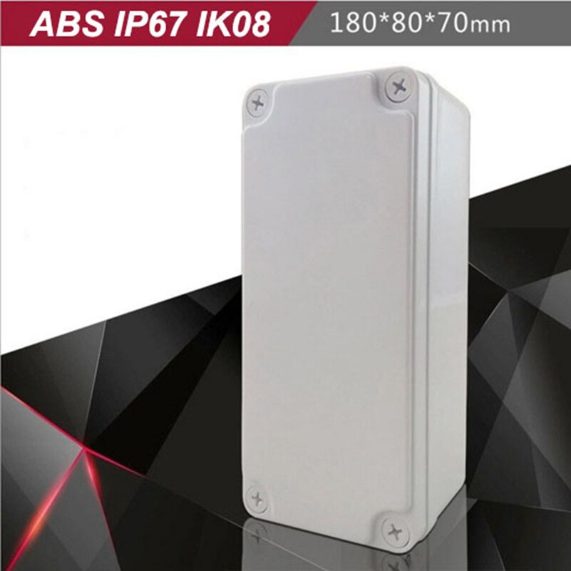 ABS shell small outdoor cable IP67 plastic waterproof junction box electronics enclosure: Beige
