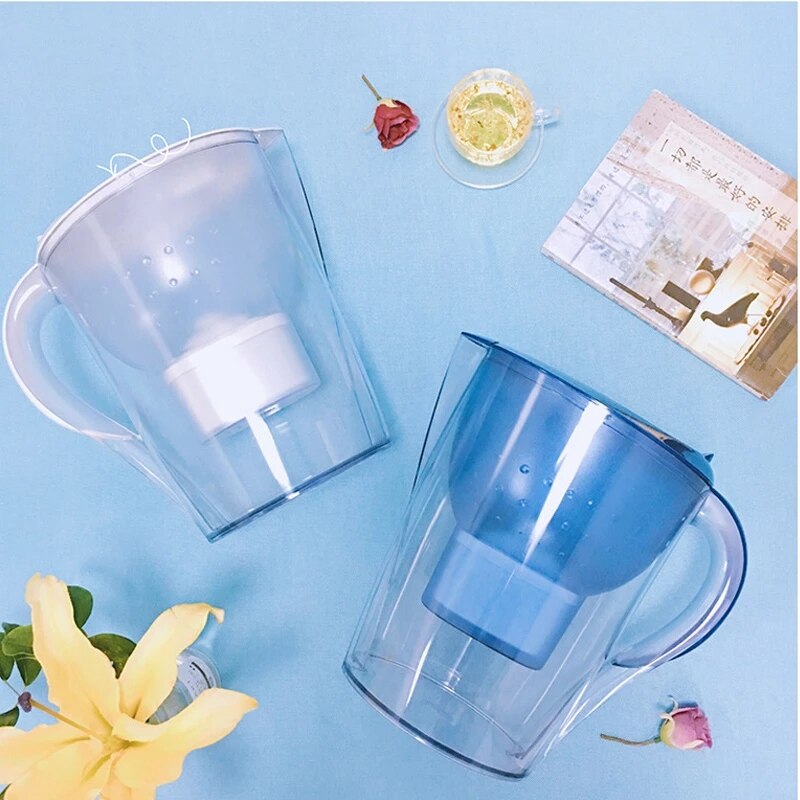Carbon Alkaline Water Filters Water Pitcher Ionizer Kitchen Purify Kettle Filter 3.5L Pitcher Household Activated