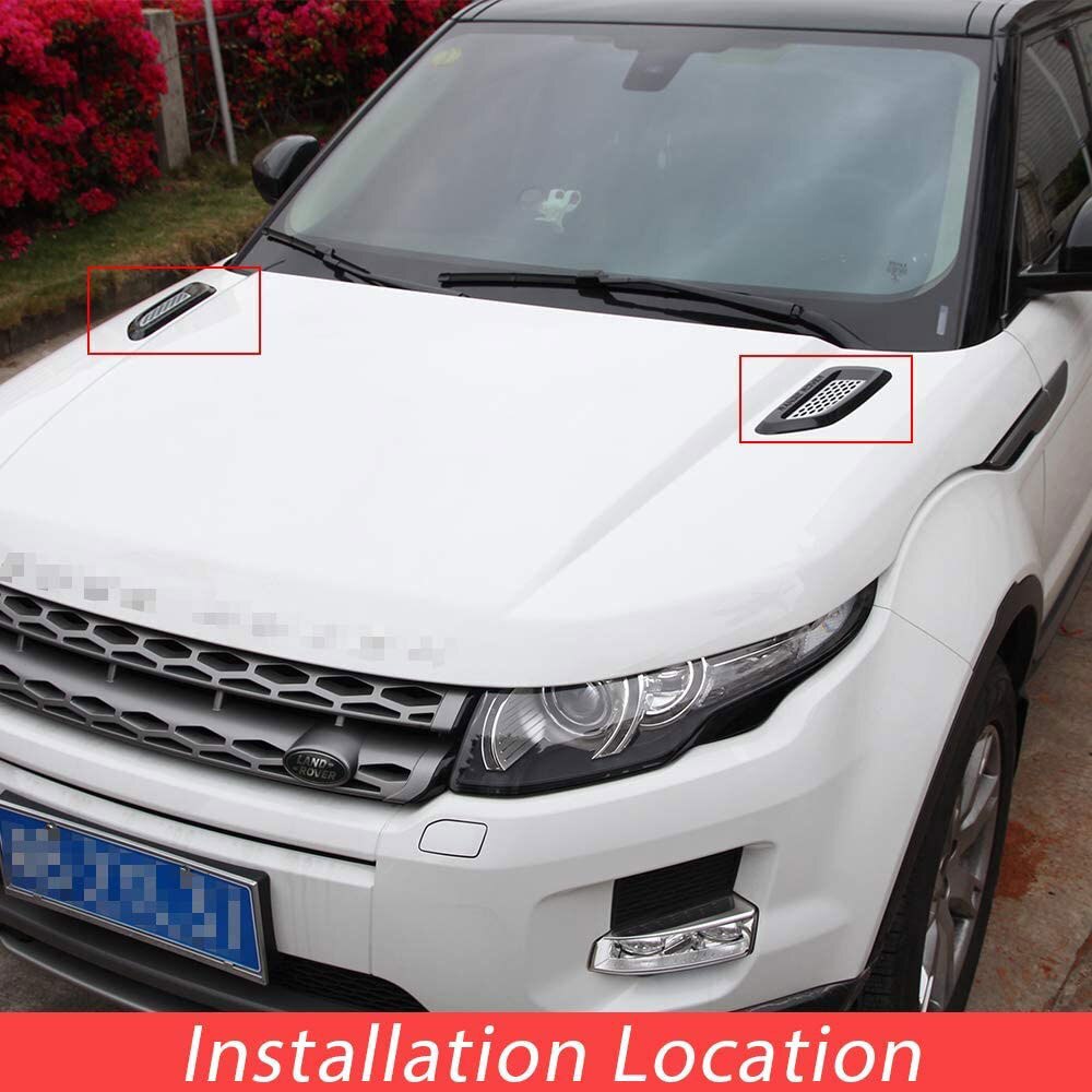 For Land Rover Discovery Sport Discovery 4 Freelander 2 Range Rover Evoque Range Rover Sport hood vent plate air wing auto parts