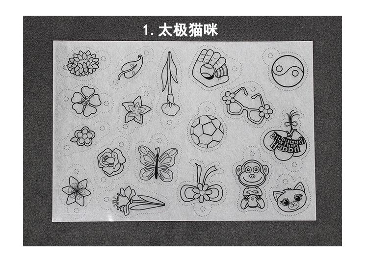 5 teile/los Shrinky Dinks Wärmeschrumpfende Blatt Mit aufbringen Füllung Schrumpfen papier Für DIY Scrapbooking accesssories Dekor: 1