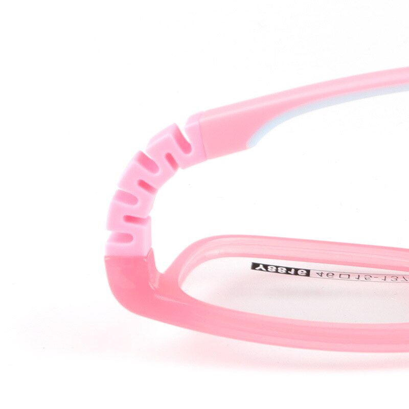 Gafas irrompibles TR90 para niños y niñas, montura de gafas graduadas ópticas, de retales azules