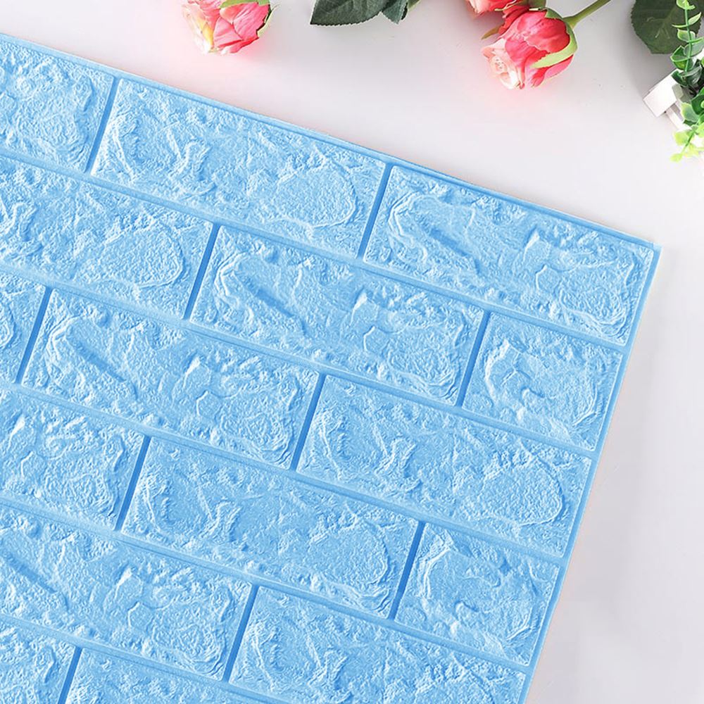 3D Wall Sticker Waterproof Self-adhesive Imitated Brick Wallpaper PE Foam Background For Living Room Kitchen TV Backdrop Decor: 13