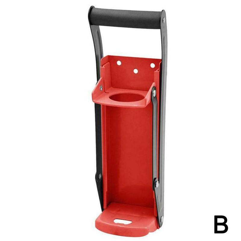 Trituradora de botellas de 500ml/16oz, utensilios de cocina, abrebotellas montado en la pared, trituradora de latas de cerveza con abrebotellas de mano: Red