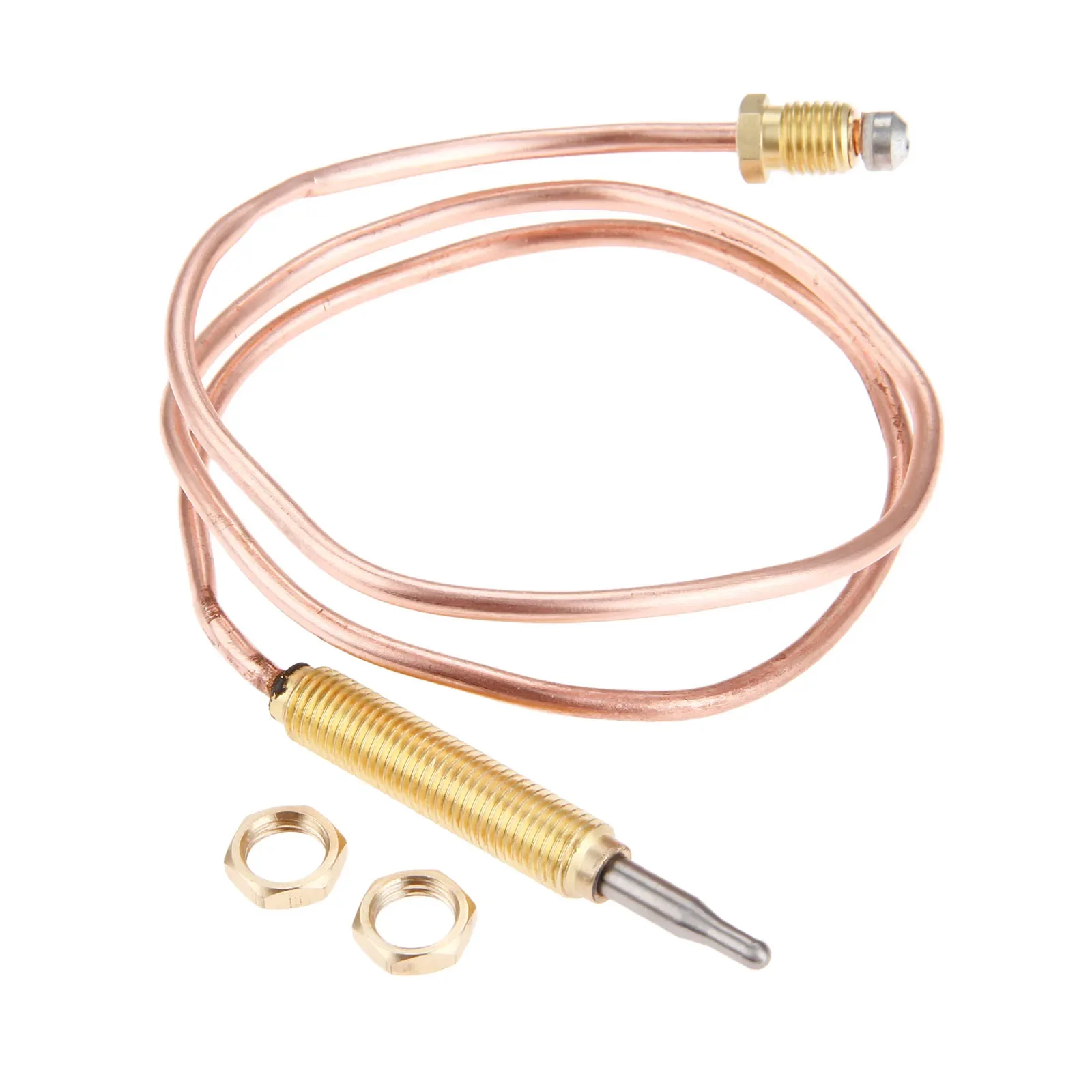 1 ud. Termopar de Gas Universal de rosca de 600mm de longitud M8 * 1 cabeza para chimenea de Gas, estufa para hacer Parrilla, cocina de Catering, calentador de Patio