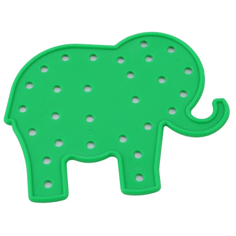 Barn børn legetøj dyr snøre figurer gevind snørebånd uddannelse legetøj værktøj kanin elefant tiger løve dyr plast tråd legetøj
