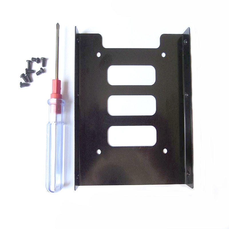Support de montage métallique pour disque dur SSD de 2.5 à 3.5 pouces, 8 vis